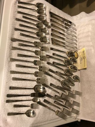45 Pc Complete Set For 8 Proposal 1881 Rogers Oneida Silverplate Flatware