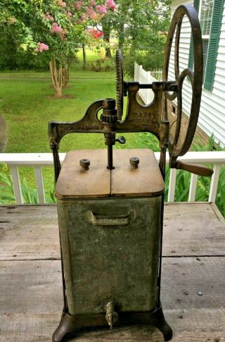 Antique Dazey Cast - Iron Hand - Crank Butter Churn Model 430b 28 "