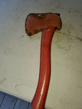 Vintage Plumb Official Bsa Boy Scouts Of America Axe Hatchet Red Hand