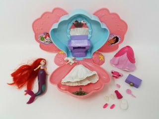 Disney The Little Mermaid Polly Pocket Glamour & Glitz 2003 Playset Incomplete