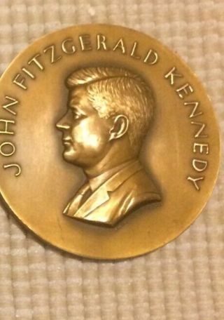 1961 Jfk Kennedy 2 3/4 " Official Bronze Inaugration Coin — Medallic Art Co.