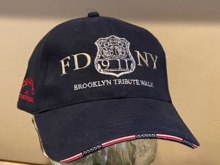 Fdny Police Nyc Fire Dept 911 Blue York Brooklyn Hat 9/11 Memorial Cap B