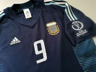 Jersey Argentina Adidas Gabriel Batistuta (L) 2002 World cup shirt vintage away 2