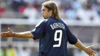 Jersey Argentina Adidas Gabriel Batistuta (L) 2002 World cup shirt vintage away 3
