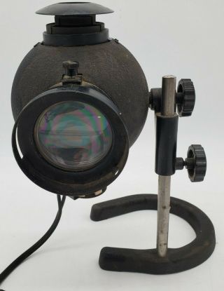 Vintage Bausch And Lomb Inc Portable Spot Light Lamp Illuminator 31 - 33 - 79