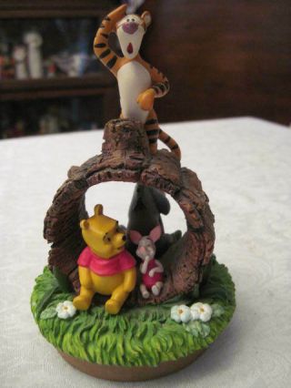 Yankee Or Large Jar Candle Topper With Winnie The Pooh,  Tigger,  Piglet & Eeyore