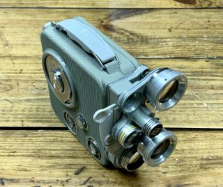 Vintage Eumig C3 8mm Movie Camera With Special Lenses