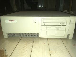 Rare Vintage Pc Compaq Deskpro 5120.  Pentium 120,  Windows 95.  Fully Functional.