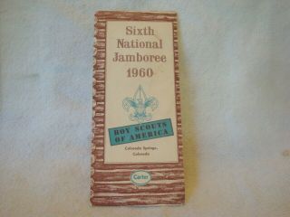 1960 Boy Scout 6th National Jamboree Colorado Springs Brochure By Humble Oil