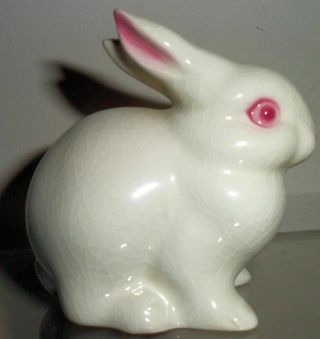 Goebel Ceramic Porcelain White Easter Rabbit Collectible Bunny Figurine Germany