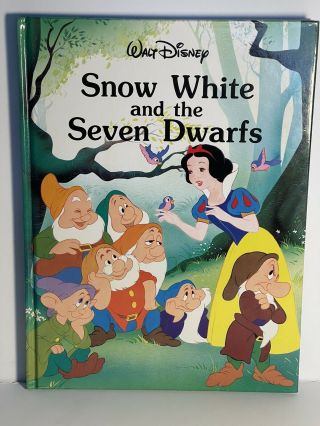 Snow White And The Seven Dwarfs Walt Disney Classic Series Book Vintage 1986