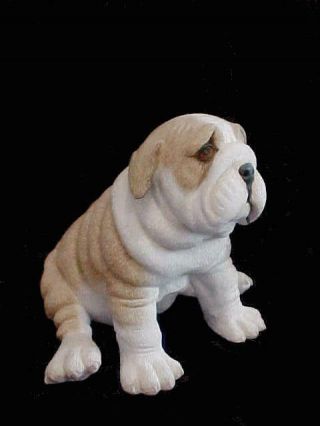 2004 Lenox Porcelain Dog Bring Me Home English Bulldog Puppy Figurine