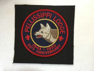 Pellissippi Lodge 230 J Blue Bkgrnd 1993 50th Anniversary Taped