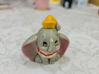 Walt Disney Productions Baby Dumbo Figurine Elephant Japan Small 1 Inch