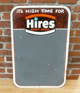 Vintage Hires Root Beer Soda Pop Store Chalkboard Menu Board Sign