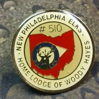 Home Lodge Of Woody Hayes Philadelphia 510 Bpoe Elks Lodge Pin