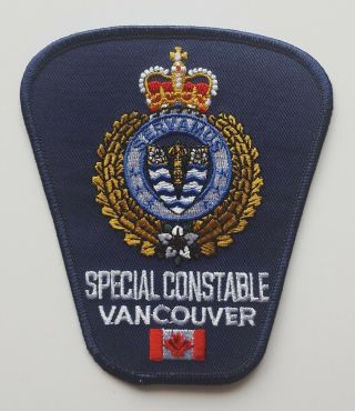 Vancouver British Columbia Canada Police Special Constable Patch,