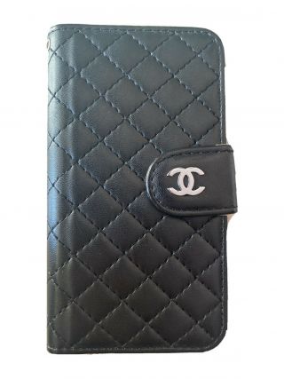Chanel Authentic Vintage Chanel Caviar Credit Card & Iphone Case