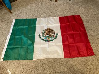 3x5 Nylon Mexico Flag Valley Forge Commercial Grade