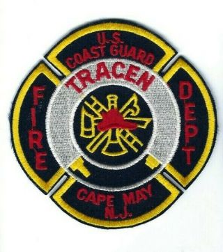 Uscg Coast Guard Tracen Training Center Cape May Nj Jersey Fire Dept Patch