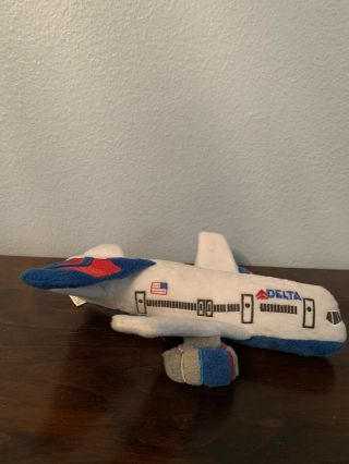 Daron Travel Toy Plush Delta Airplane