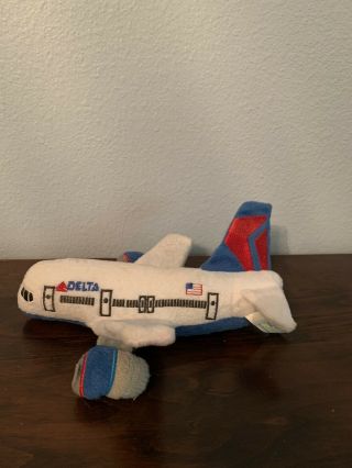 Daron travel toy plush Delta airplane 3