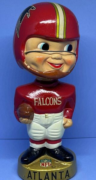 Vintage Nfl Bobble Head Atlanta Falcons Nodder Bobblehead