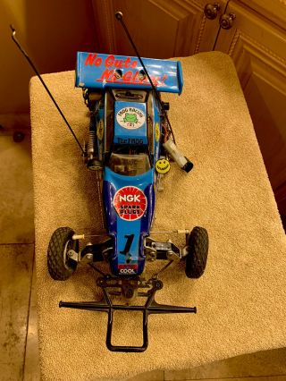 Vintage Og 1983 Tamiya The Frog Rc Car.  All Parts Are From The 8os