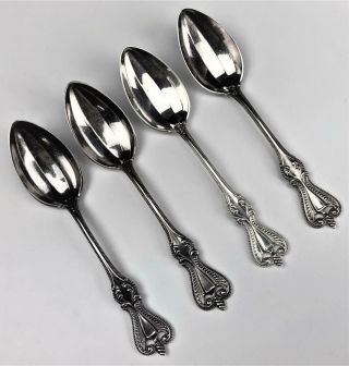 4 Retired Antique Towle Sterling Silver 925 " Old Colonial " 1895 Teaspoon Spoons