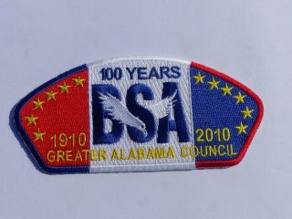 Greater Alabama Council Al 100th Anniversary 2010 Bsa Centennial Csp Sa44 Ltd.