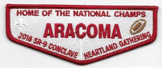 Aracoma Lodge 481 S78 2018 Section Sr - 9 Conclave Order Of The Arrow Oa Flap