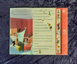 Golden Sound Story Disney Peter Pan Electronic Storybook 1991 3