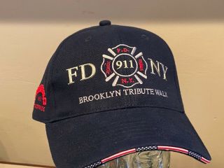 Fdny Police Nyc Fire Dept 911 Blue York Brooklyn Hat 9/11 Memorial Cap D