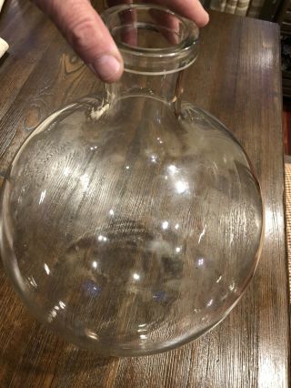 Vintage Lab Pyrex Boiling Flask,  12000 Ml.  Barn Find.