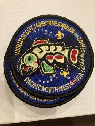 2011 - World Scout Jamboree - Patch - Sweden Pacific Northwest Usa Rare Vtg