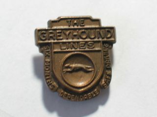Greyhound Bus Lines Company Safe Driver Award Pin,  (1013 Bus F)