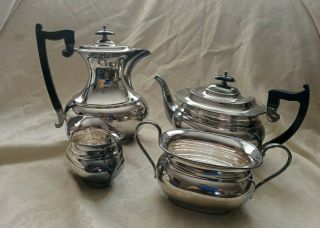 Complete Vintage Antique Silver Plated Sheffield Tea Service Stunning Quality