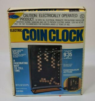 Vintage Arrow Electric Coin Clock 1982 Kit 679