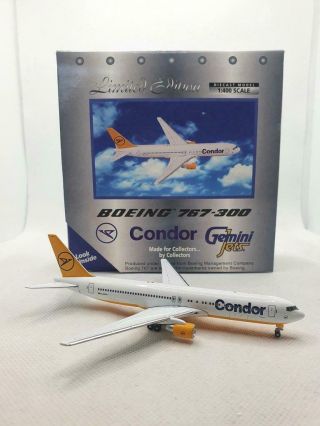 Gemini Jets 1:400 Condor D - Abuh Boeing 767 - 300 Model Aircraft