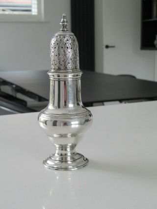 Antique Solid Silver Georgian Sugar Caster Shaker