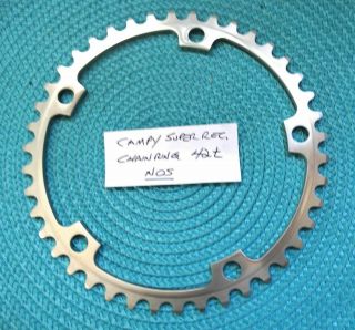 Campagnolo Vintage Record 42 Tooth Chainring Nos