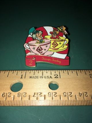 Disney Pin Mystery 12 Days Of Christmas 2 Teacups Twirling Alice In Wonderland