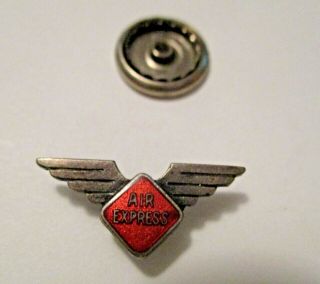 Vintage Rea Railway Air Express Agency Railroad Employee Pin