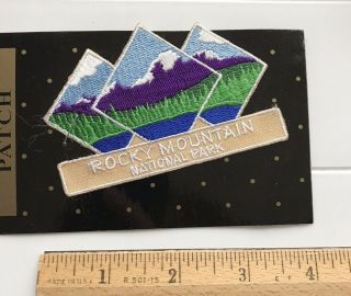 Nip Rocky Mountain National Park Colorado Souvenir Embroidered Iron - On Patch