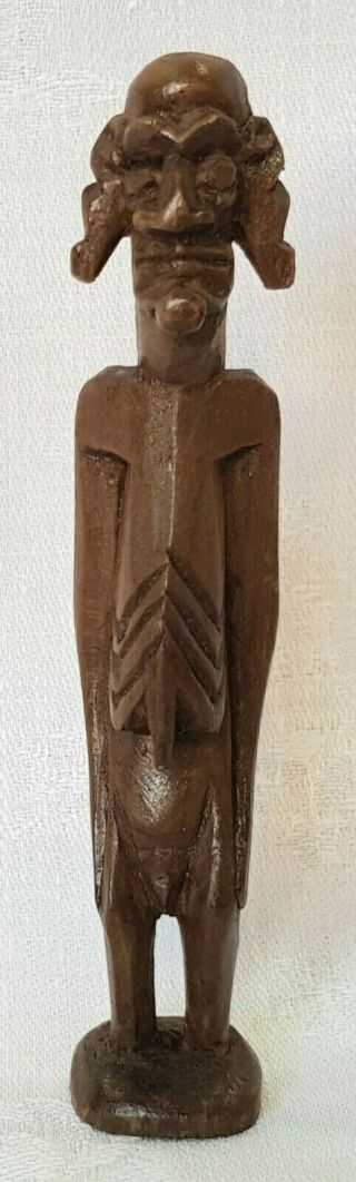 Rapa Nui Moai Kavakava Wooden Figure Easter Island Chile 10 Cm 5 Grams Vintage