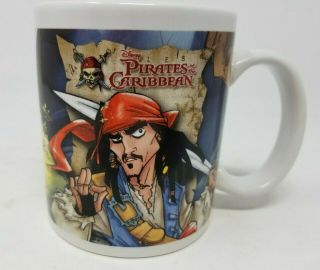 Ceramic Pirates Of The Caribbean Coffee Mug Tea Cup Disney Houston Harvest