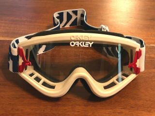 Vintage Oakley Motocross Goggles And Straps - Like