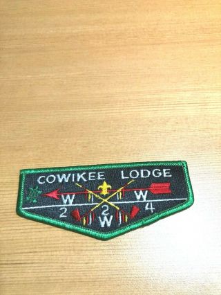 Oa Cowikee Lodge 224 S10 75th Ann Flap Np