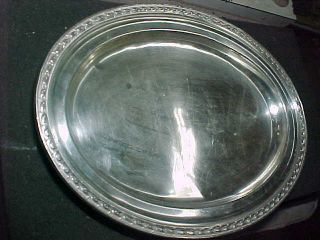 Missouri Pacific Railroad Silverplate Dining Car Serving Plater