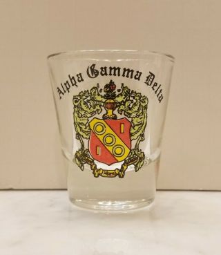 Alpha Gamma Delta Sorority,  Glass Shot Glass